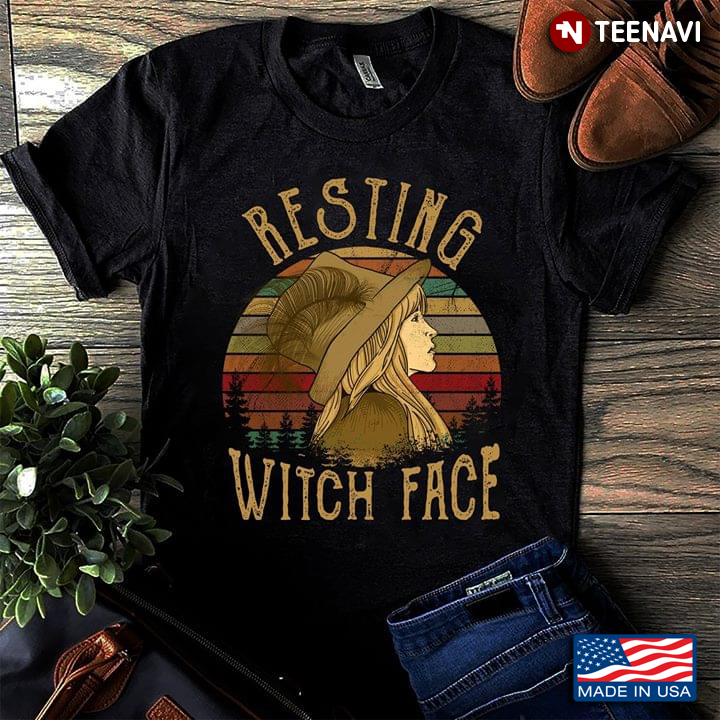 Resting Witch Face Vintage