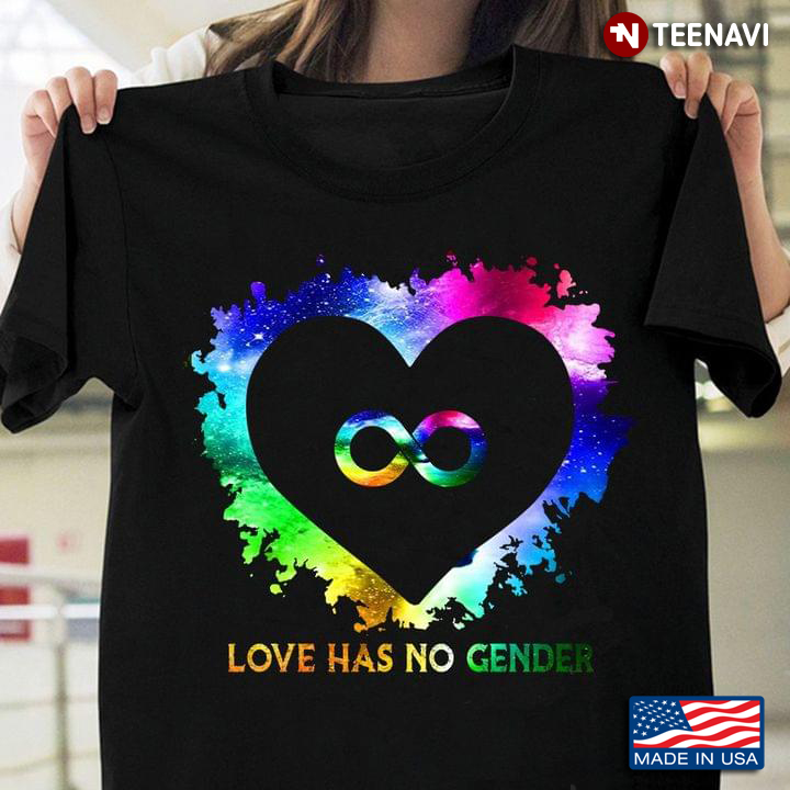 Heart Infinity Symbol Love Has No Gender LGBT