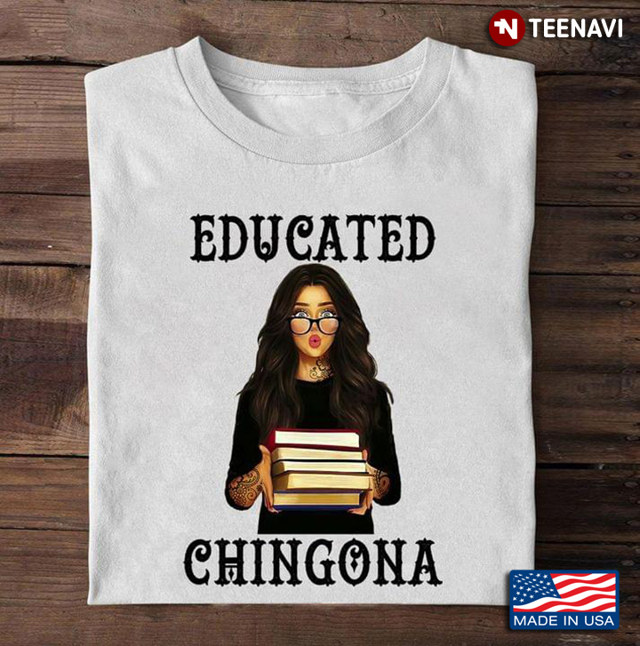 Lady With Books Educated Chingona