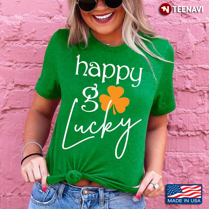 Happy Go Lucky Shamrock St. Patrick's Day