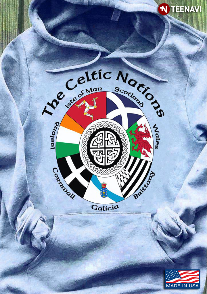 The Celtic Nations Flags Of Ireland Isle Of Man Scotland Wales Brittany Galicia Cornwall