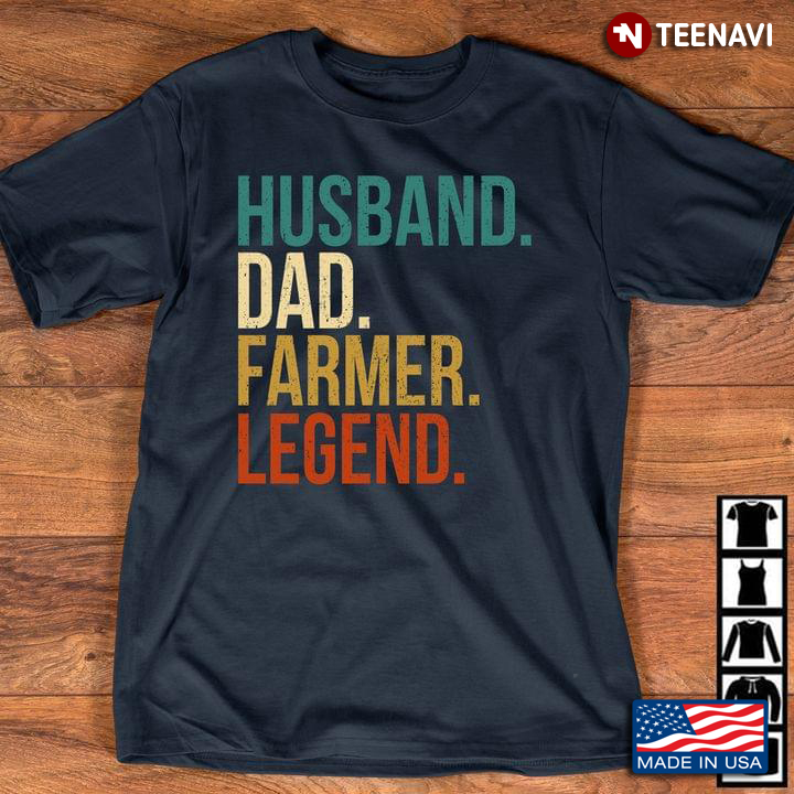 Husband Dad Farmer Legend