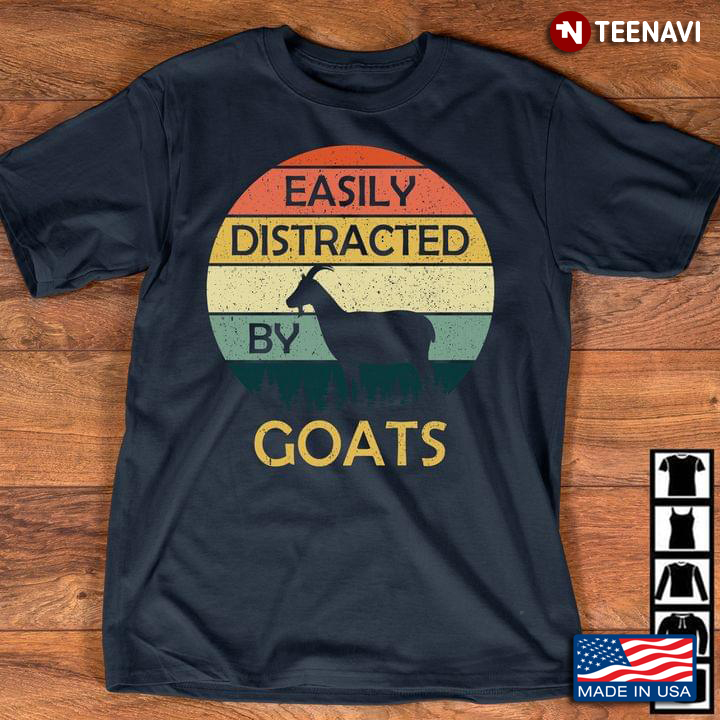 Easily Distracted By Goats Vintage