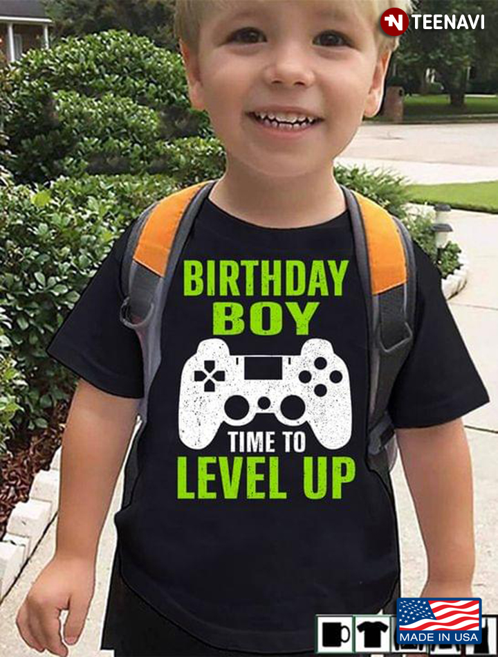 Birthday Boy Time To Level Up Game