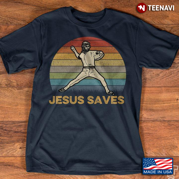 Jesus Saves Soflball Vintage