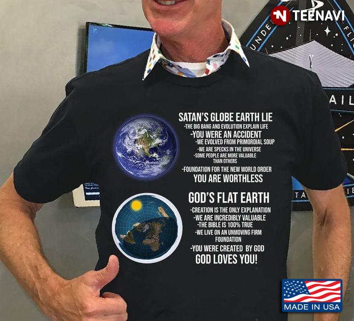 Satan Globes Earth Lie The Big Bang And Evolution Explain Life You Were An Accident We Evolved