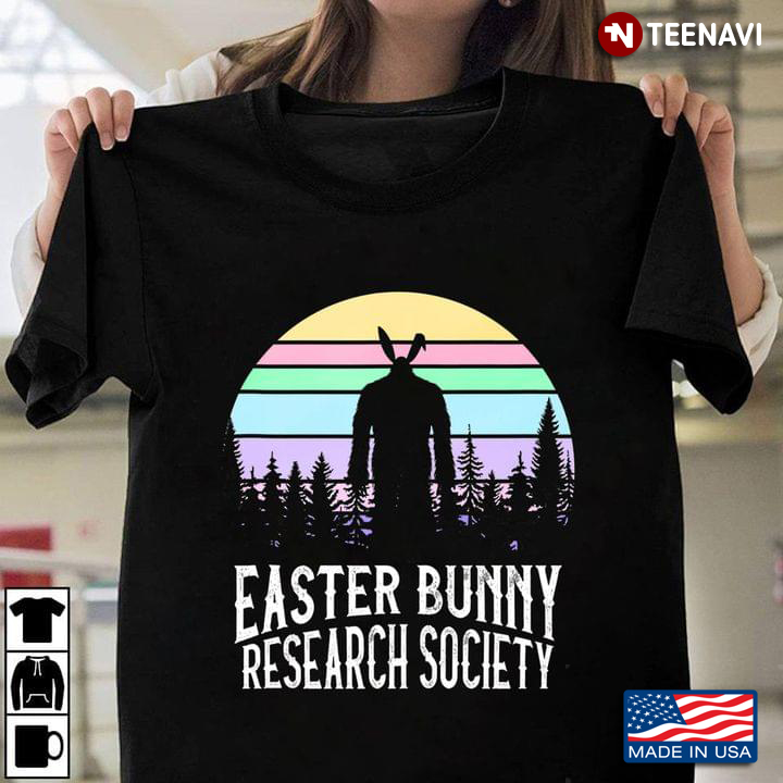 Bigfoot Easter Bunny Research Society Vintage