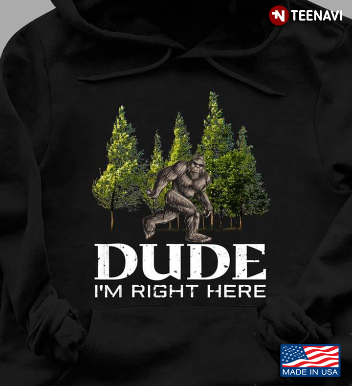 Dude I’m Right Here Bigfoot New Version