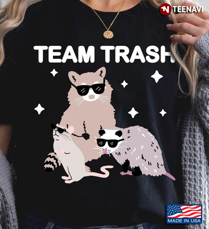 Team Trash Racoon Mouse And Opossum