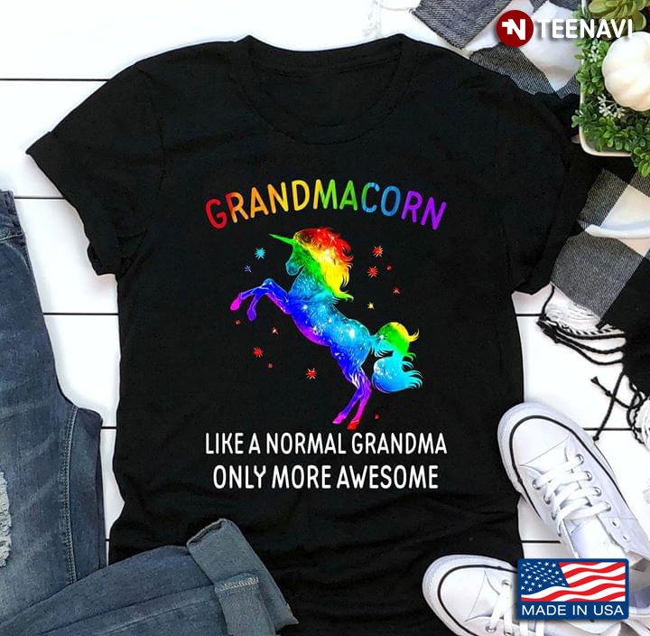 LGBT Grandmacorn Like A Normal Grandma Only More Awesome Unicorn