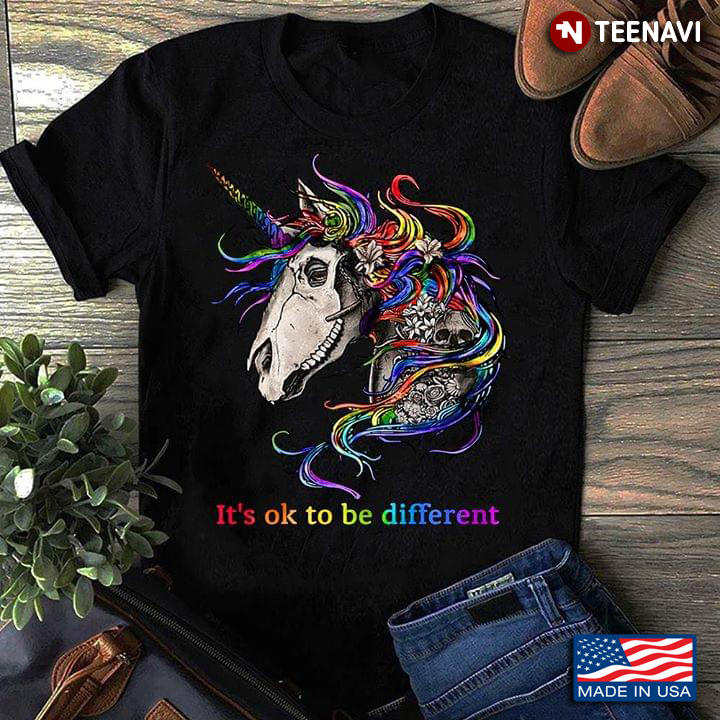 LGBT It's Ok To Be Different Unicorn