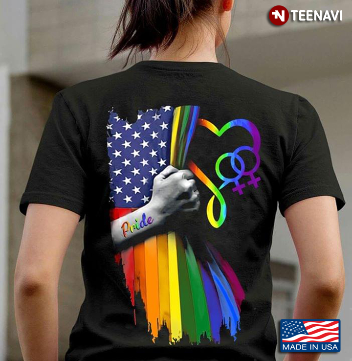 LGBT Pride Lesbian American Flag