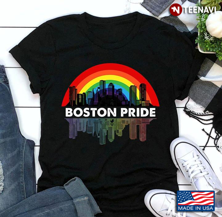 LGBT Boston Pride Rainbow