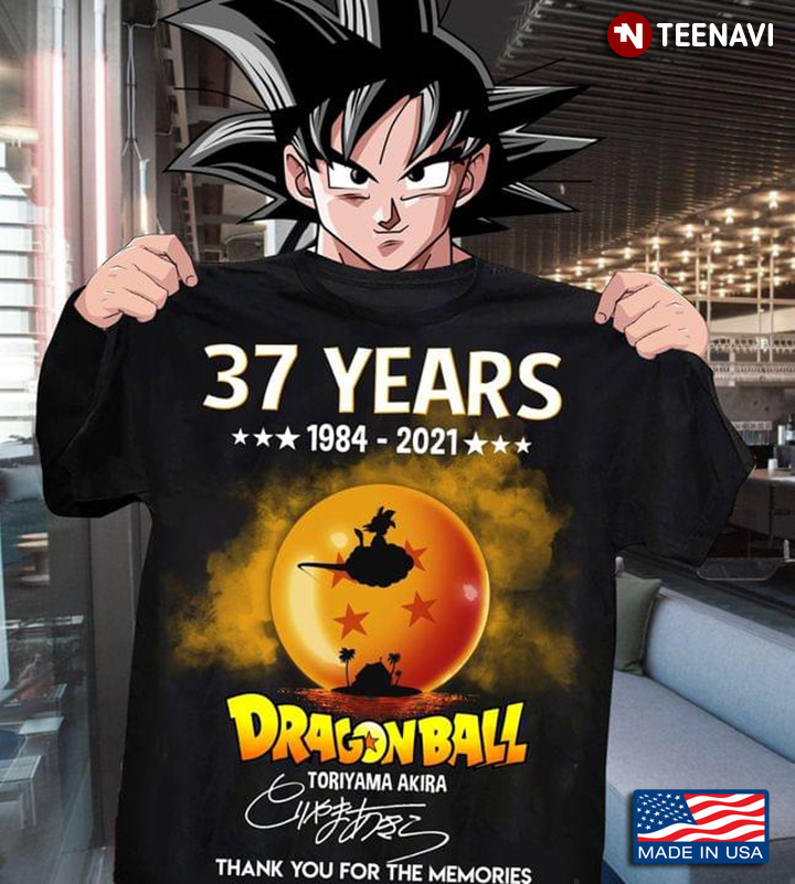 37 Years 1984 2021 Dragonball Toriyama Akira Thank You For The Memories With Signature