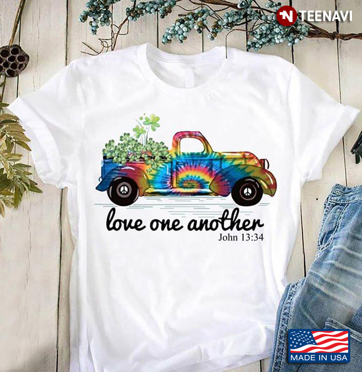 LGBT Car With Clovers Love One Another John 13 34
