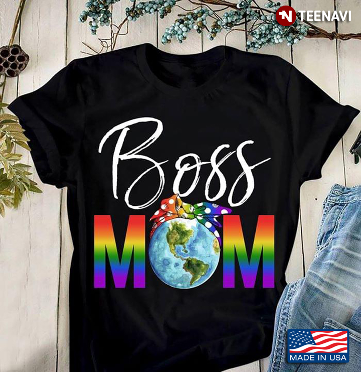 LGBT Boss Mom Earth With Bandana
