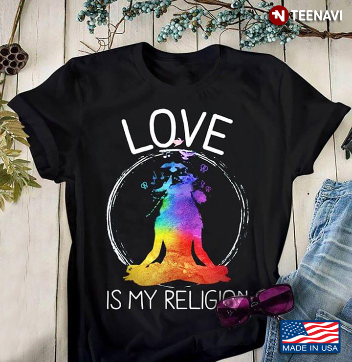 LGBT Love Is My Religion Yoga Girl