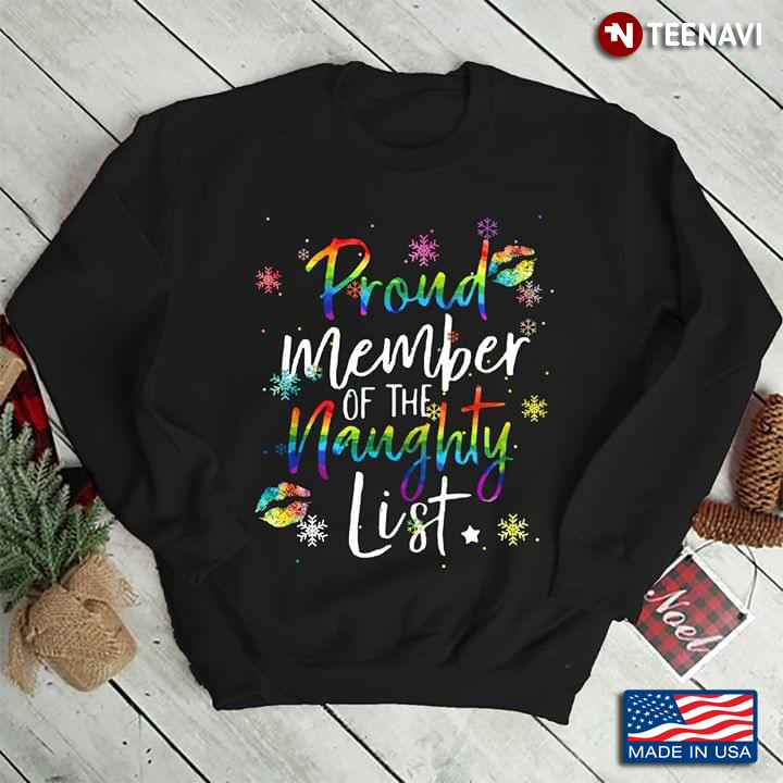 LGBT Proud Member Of The Naughty List Christmas