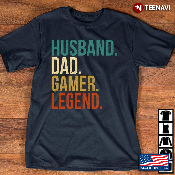 Husband Dad Gamer Legend