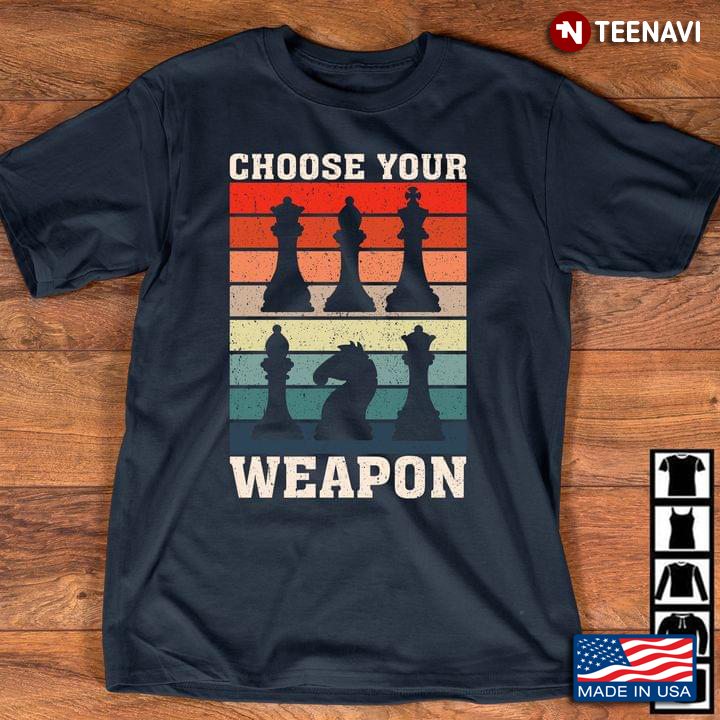 Choose Your Weapon Chess Vintage