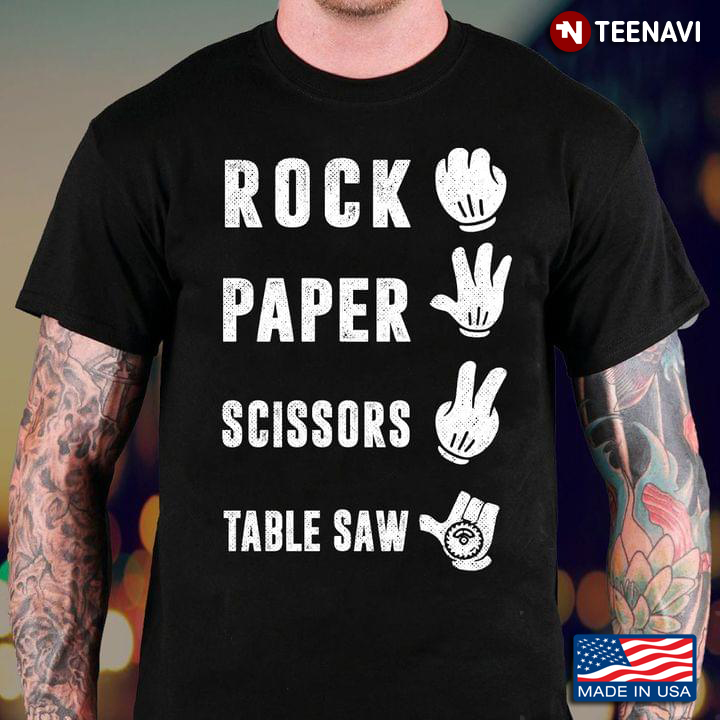 Rock Paper Scissors Table Saw