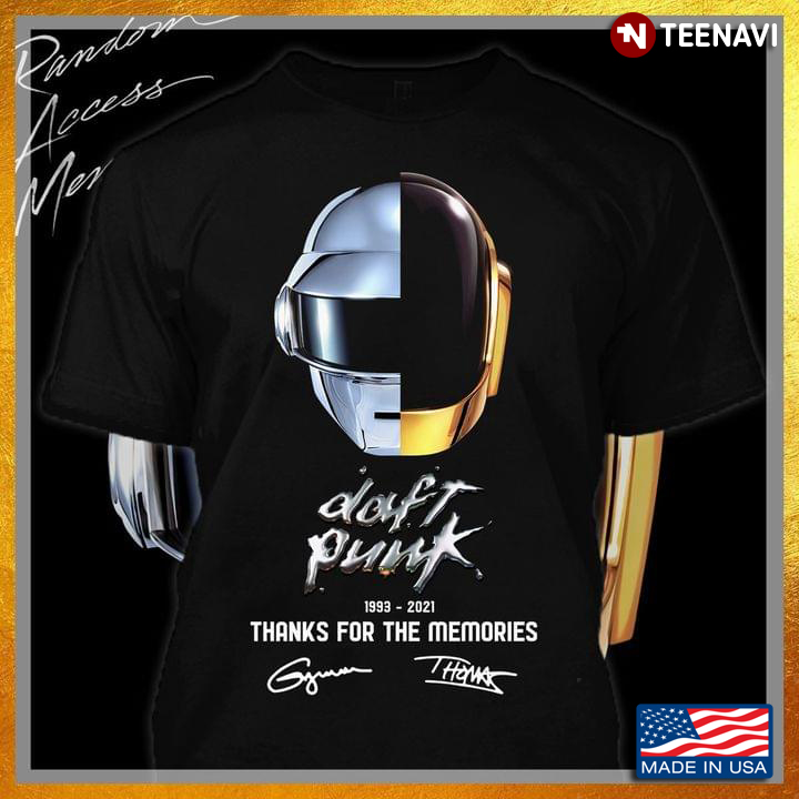 Daft Punk 1993 2001 Thanks For The Memories With Signatures