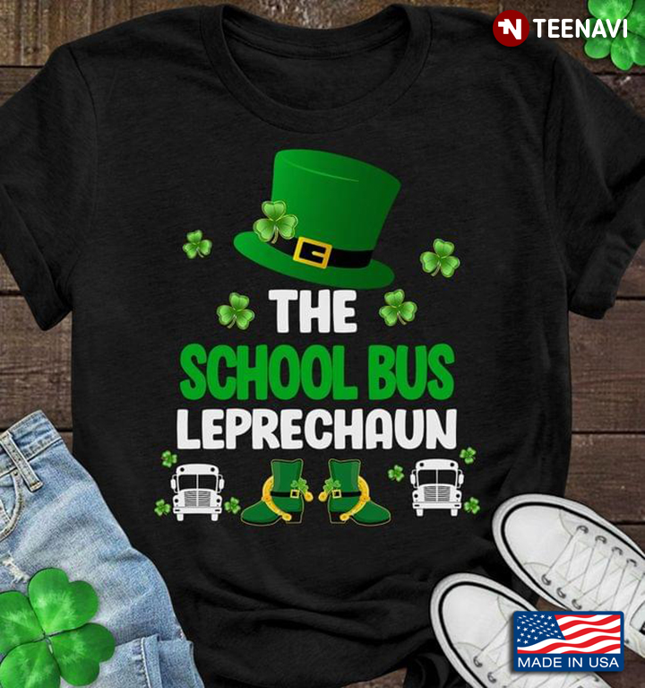 The School Bus Leprechaun St Patricks Day