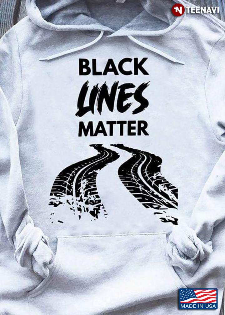 Black Lines Matter Car