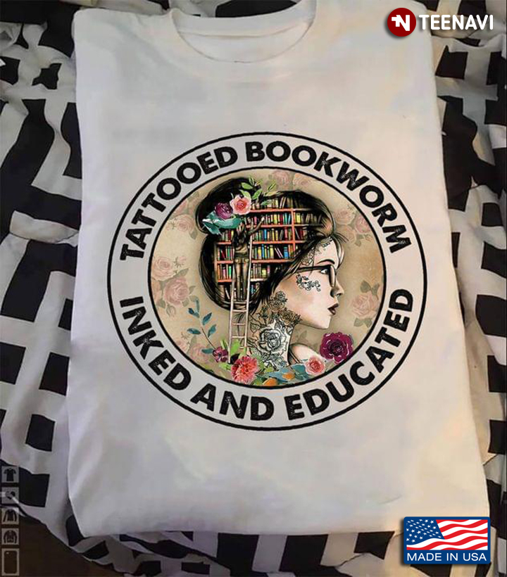 Tattooed Bookworm Inked And Educated Librarian Book Lovers