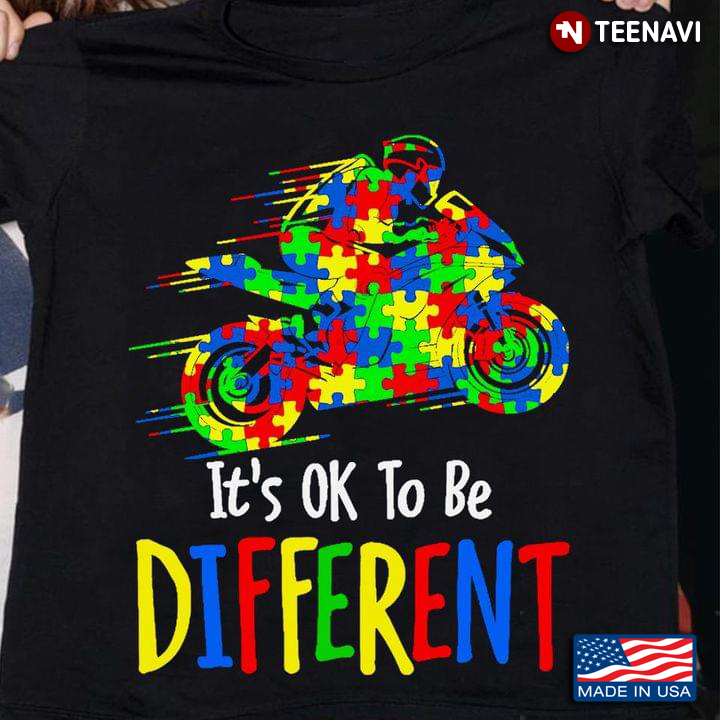 LGBT It's OK To Be Different Riding Motorcycle