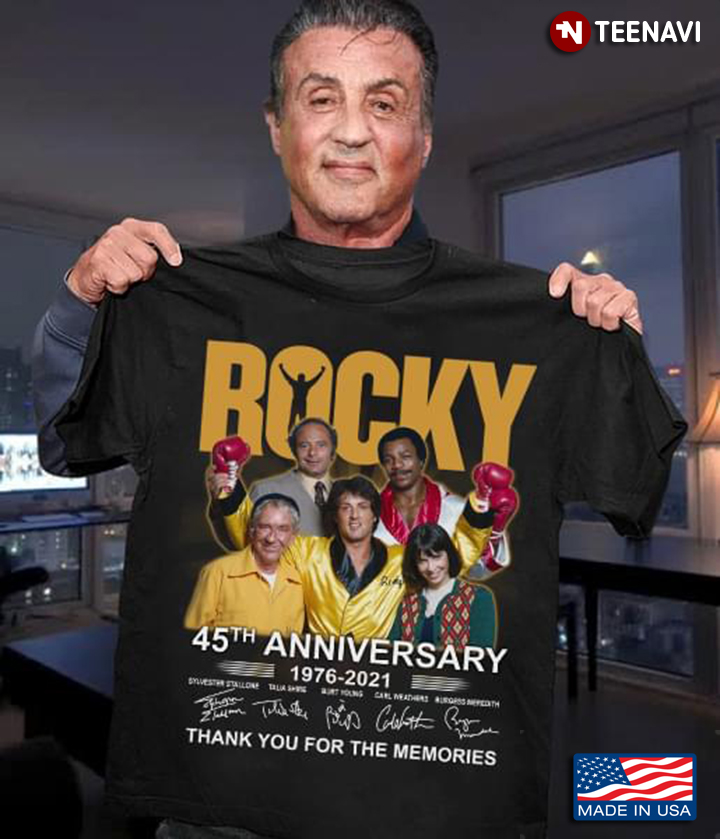 Rocky 45th Anniversary 1976 2021 Thank You For The Memories With Signatures