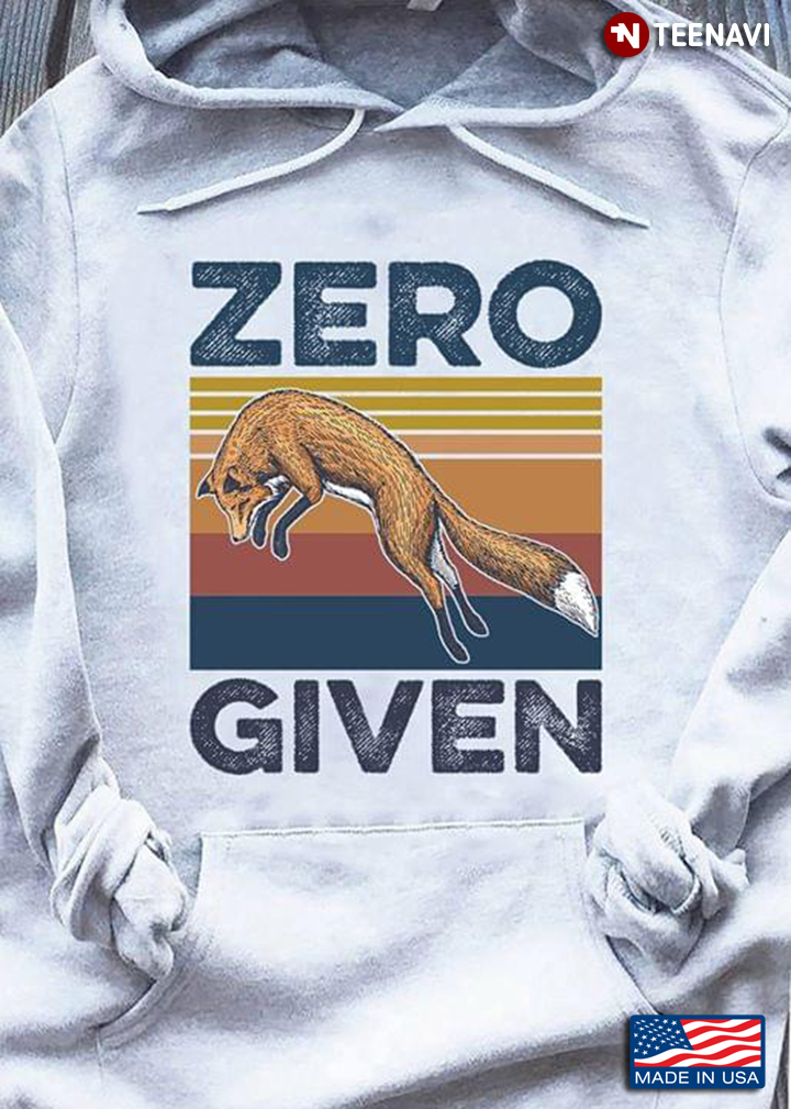 Zero Given Red Fox Vintage