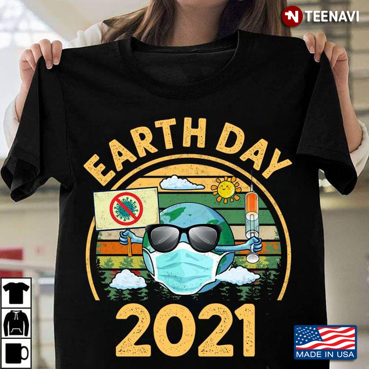 Earth Day 2021 Coronavirus Vintage
