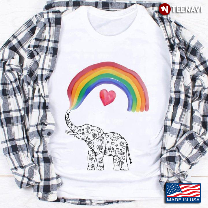 LGBT Rainbow And Elephant
