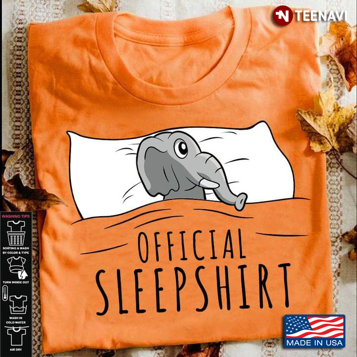 Official Sleepshirt Elephant Is Sleeping