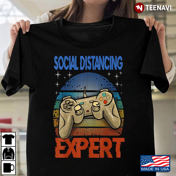 Video Games Social Distancing Expert Vintage
