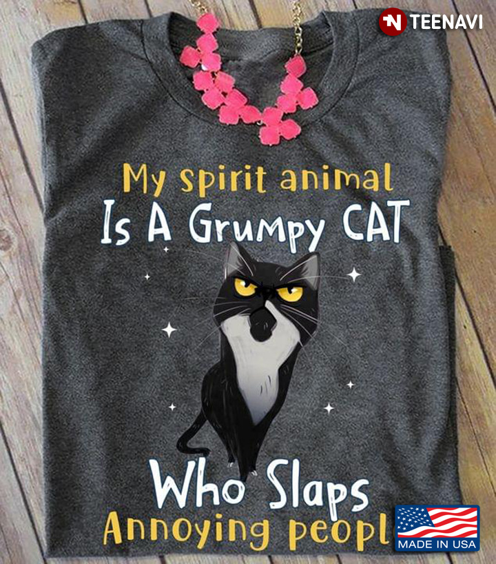 My Spirit Animal Is A Grumpy Cat Who Slaps Annoying People