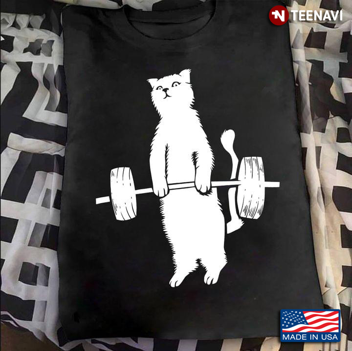 Cat Lift Weights Fitness