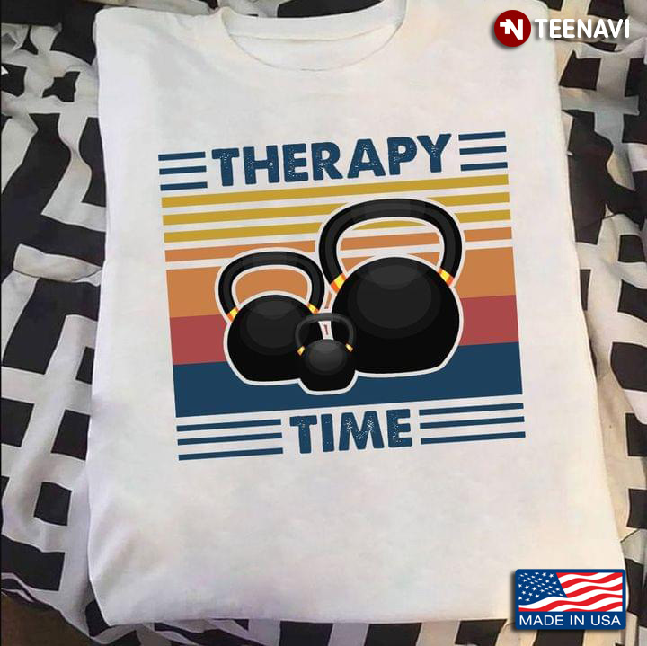 Therapy Time Weight Lifting Vintage