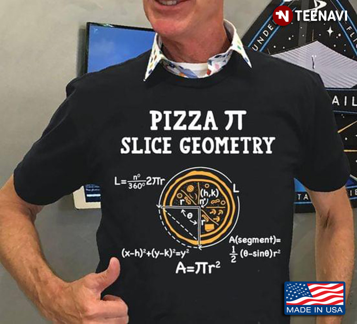 Pizza Pi Slice Geometry Math Lovers