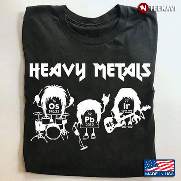 Heavy Metals Os Pb Ir Chemistry Drums And Guitar