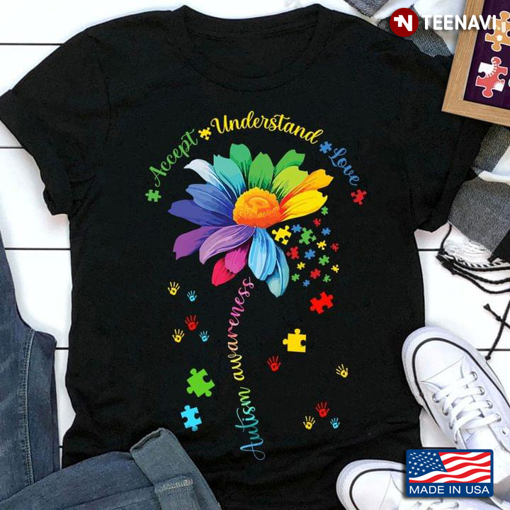 Accept Understand Love Autism Awareness 3