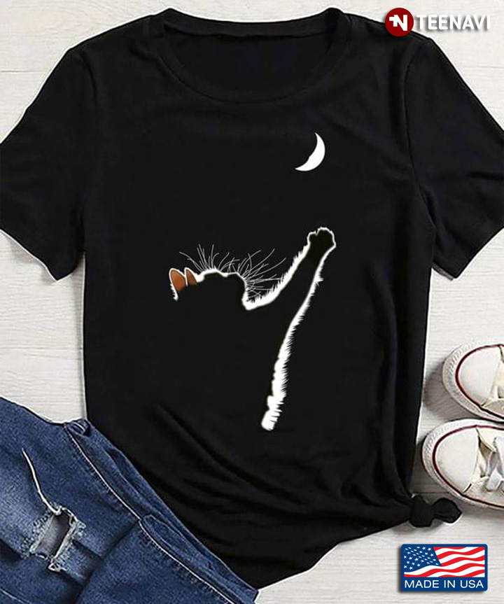 Cat Under The Moon Cat Lovers