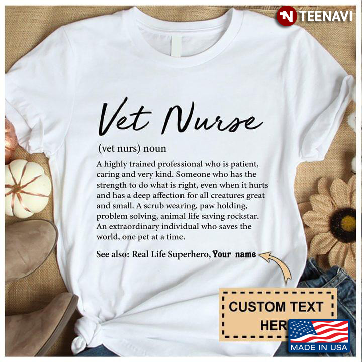 Vet Nurse A Highly Trained Professional Who Is Patient Caring And Very Kind