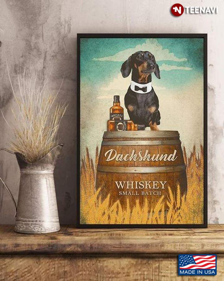 Vintage Dachshund Whiskey Small Batch