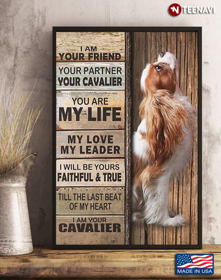 Vintage Cavalier I Am Your Friend Your Partner Your Cavalier You Are My Life My Love My Leader