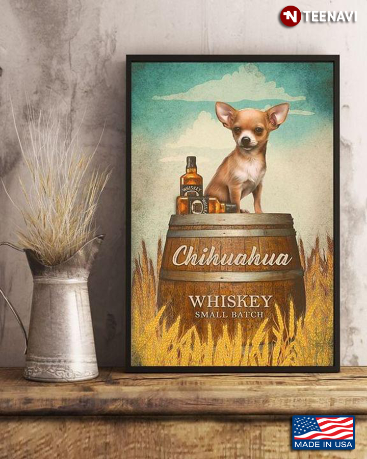 Vintage Chihuahua Puppy Whiskey Small Batch