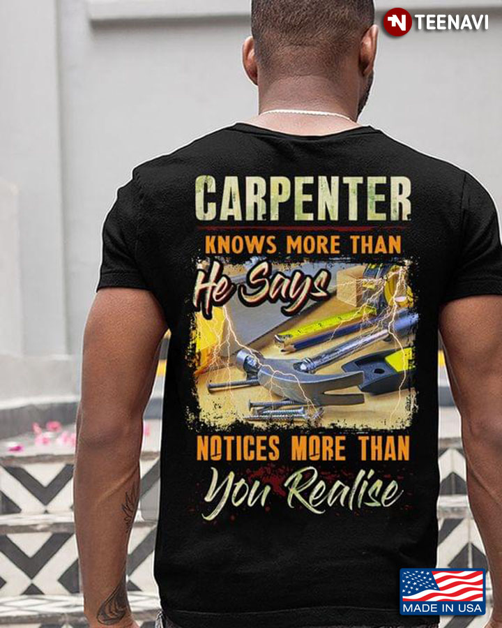 Carpenter  Knows More Than He Says Notices More Than You Realise  Hammer