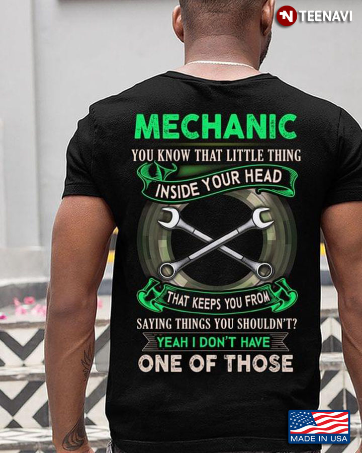 Mechanic You Know That Little Thing Inside Your Head That Keeps You From Saying Things Spanner