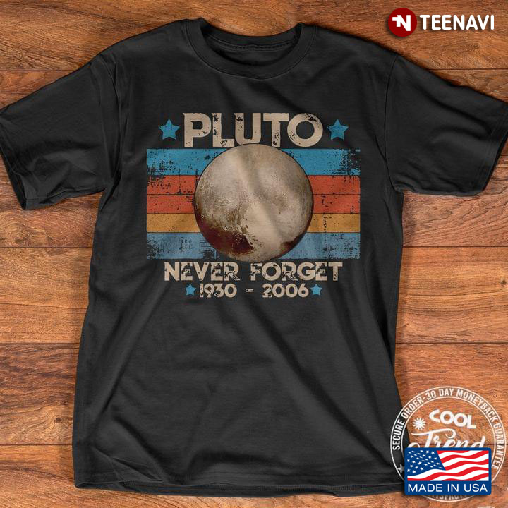 Pluto Never Forget 1930-2006 New Design Star